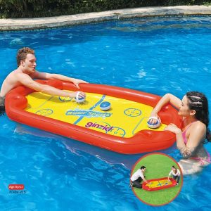 Ginzick Super Fun Floating Hockey Game Inflatable Pool Toy