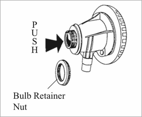 Bulb Retainer Nut