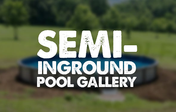 Semi Inground Pool Gallery