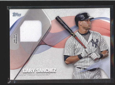 Gary Sanchez New York Yankees Game Used Worn Jersey 2017 MLB Auth