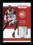 DWIGHT HOWARD 2016/17 GRAND RESERVE GAME USED WORN JERSEY #13/35 AC2415