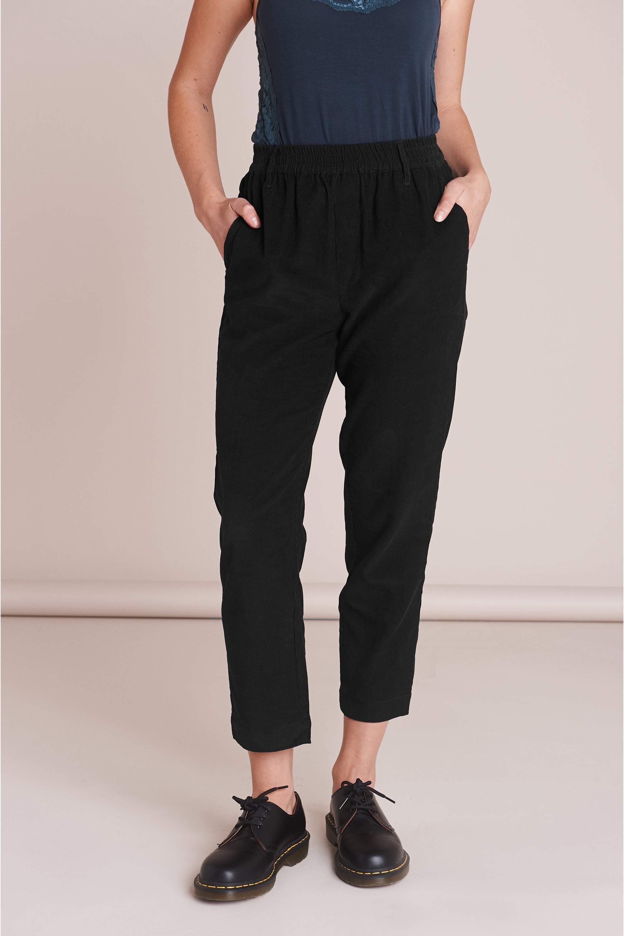Pull On Cord Trouser in Nine Iron – Mistral Online