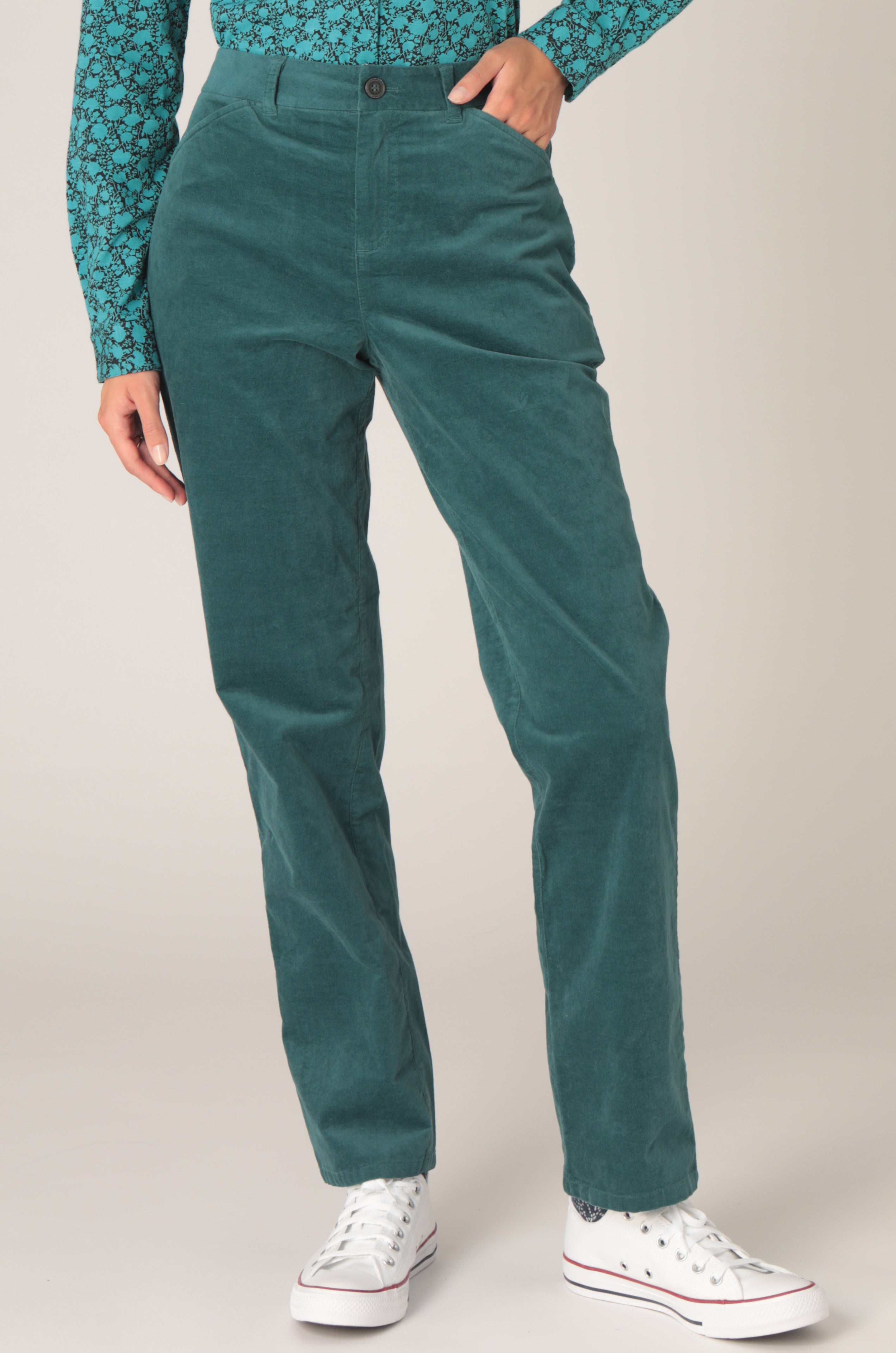 Easy Moleskin Trouser in Hydro, Hydro / 12