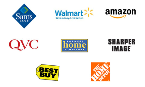 List of Retailers that work with us