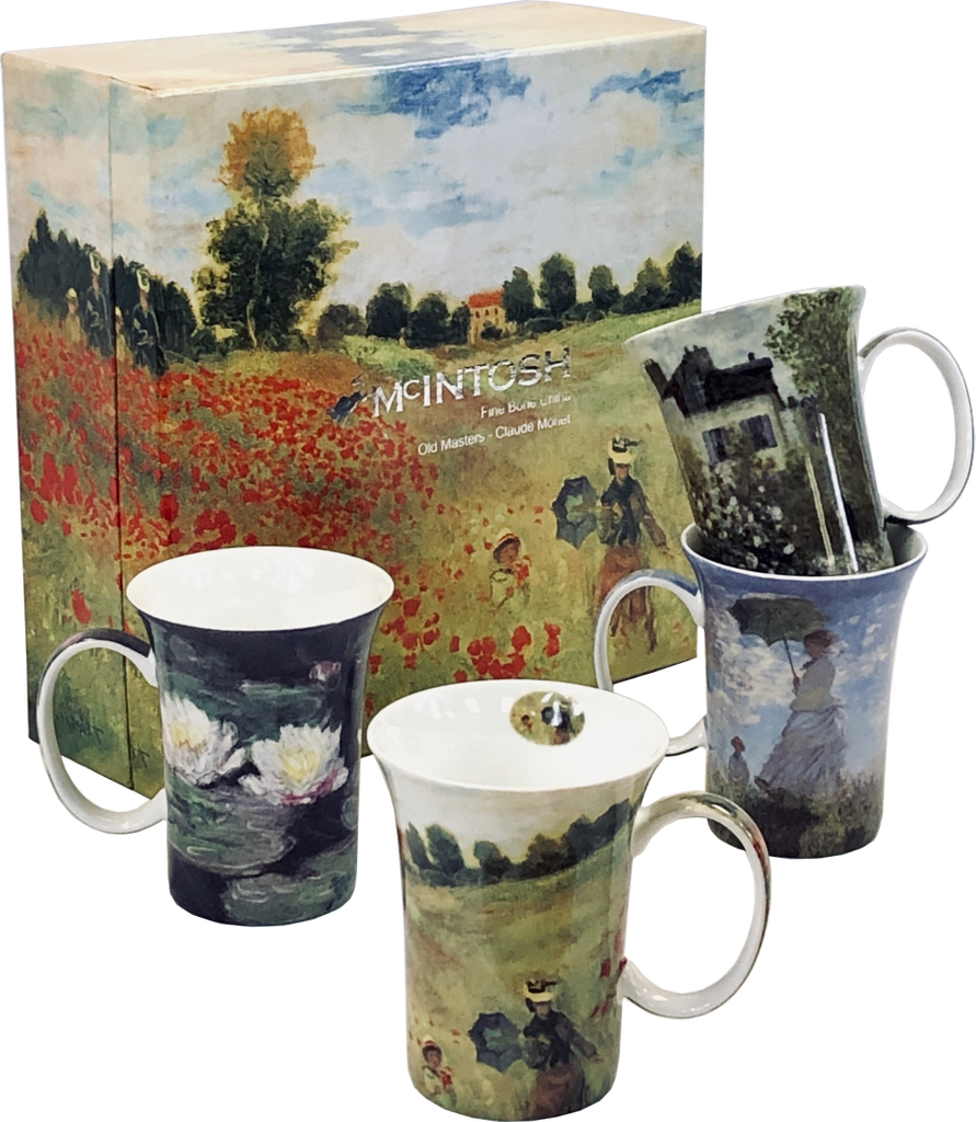 Claude Monet Set Of 4 Mugs Vancouver Art Gallery Store