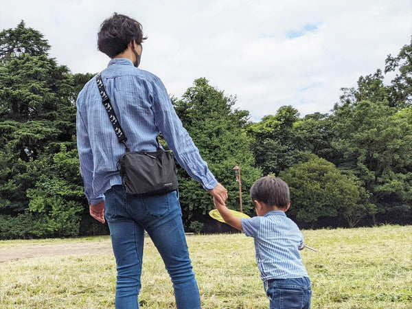 子供と行く公園でも活躍するPackBag