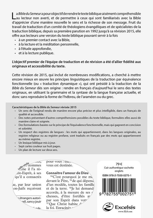  BIBLE NFC GROS CARACTERE AC DC: 9782853007573: Société biblique  française: Books