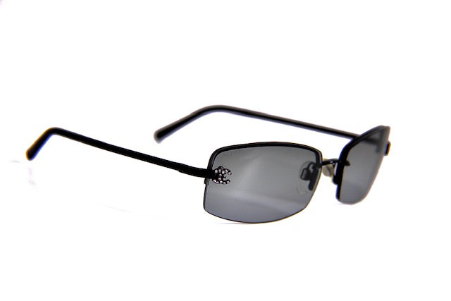 Chanel Rimless Crystal Sunglasses – La Flair
