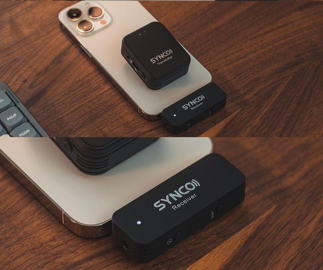 SYNCO G1L is the microphone that plugs into iPhone.