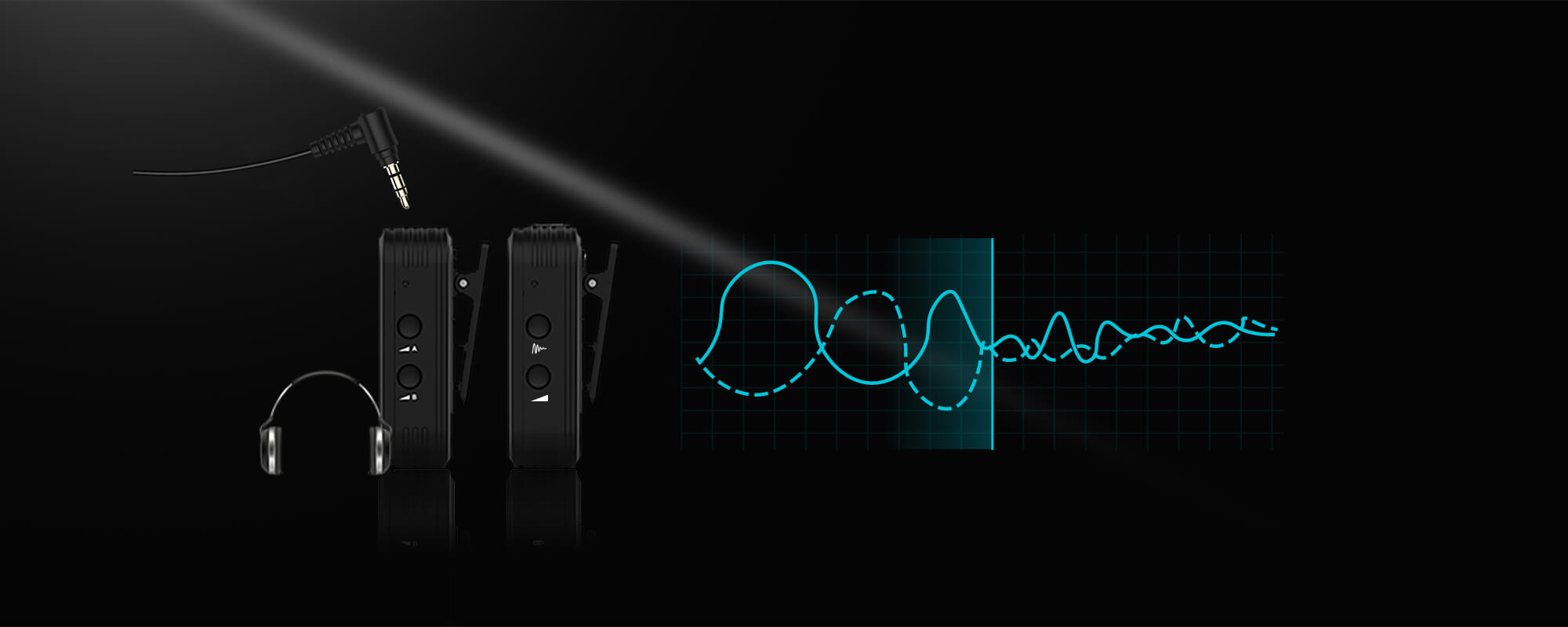 SYNCO G1(A1) filters out noises under 180Hz. There is a headphone jack on the receiver for monitoring sounds.