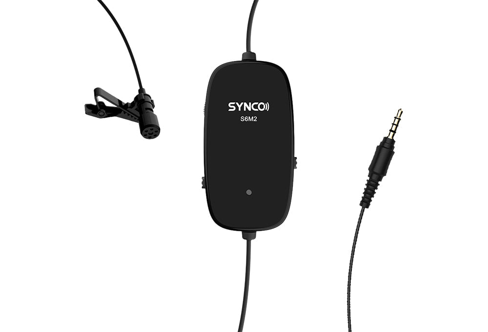 Lavalier microphone for filming SYNCO S6M2 size