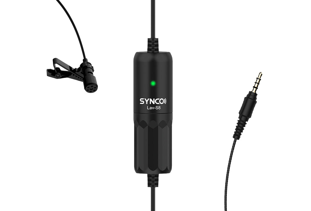 Clip sur microphone pour les interviews SYNCO S8