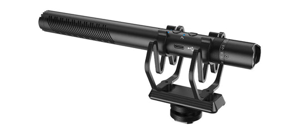 SYNCO D30 shotgun mic with shock mount, under $200