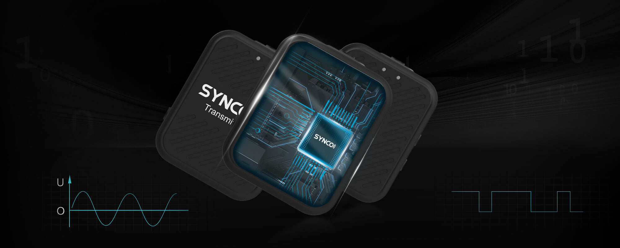 SYNCO G1(A2) utilizes DSP tech to process the signals without latency.