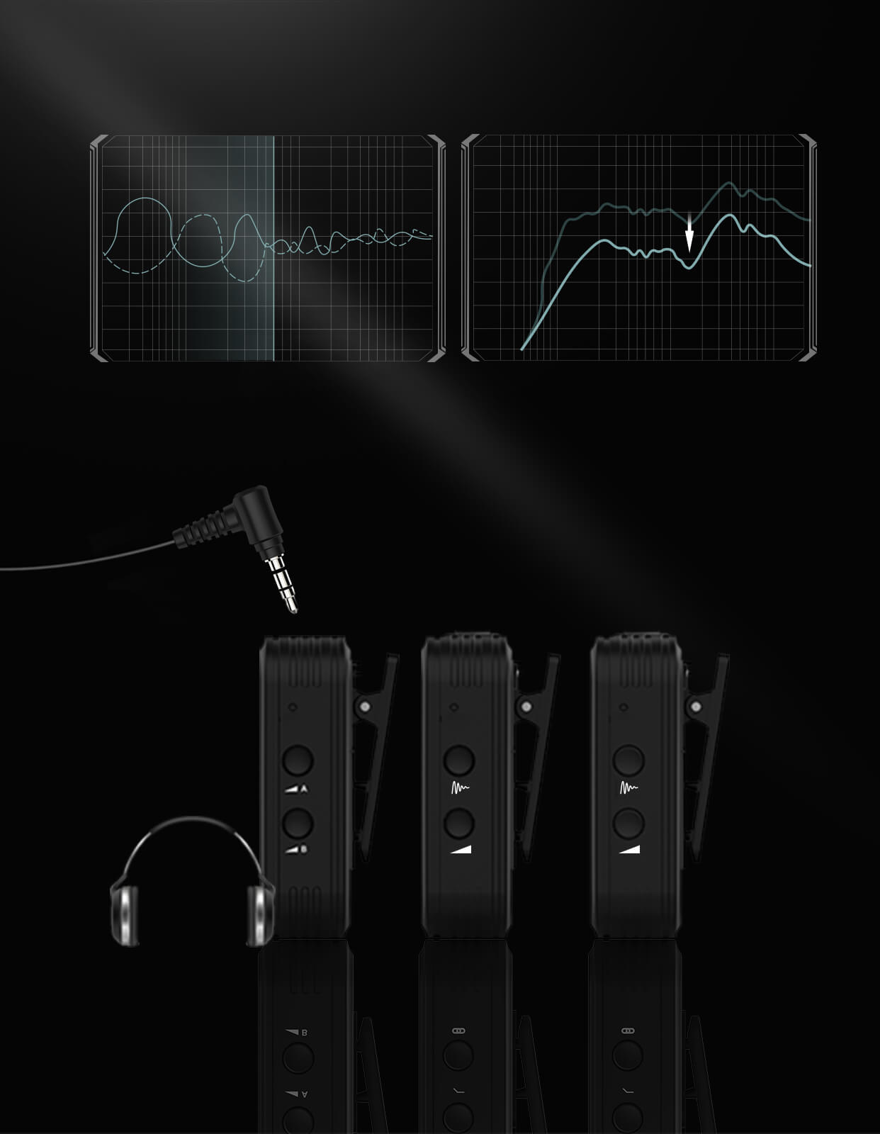 SYNCO  Sistema de micrófono de solapa inalámbrico 1-Trigger-2 a 2,4 GHz  SY-G1(A2)-WAir