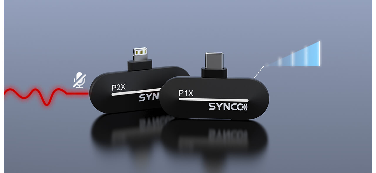 SYNCO PX lineup comes with volume control and one-button mute.