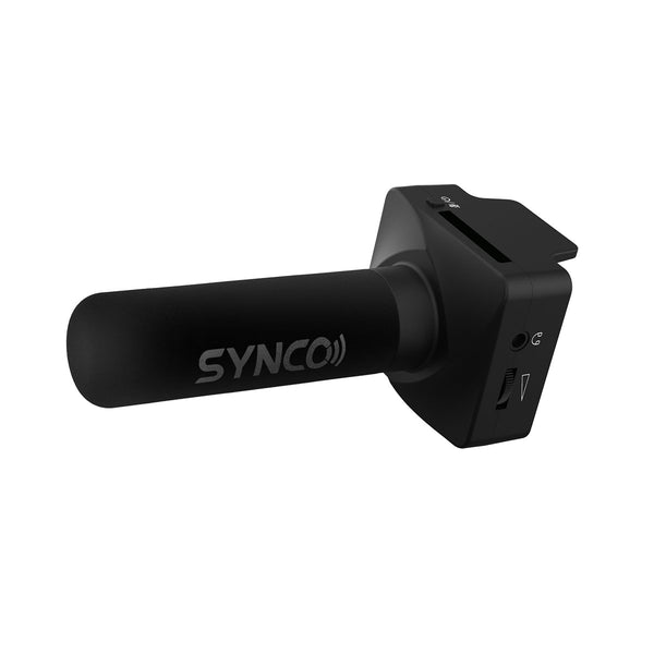 SYNCO shotgun microphone for android phone U3 is designed in a compact size and features gain control and audio monitoring.