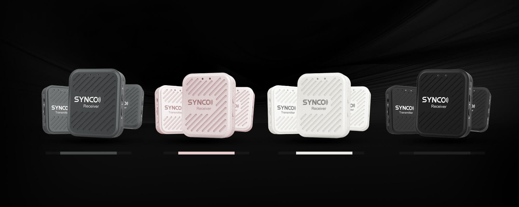 Synco G1-A2 White Digital Wireless Microphone System TX+TX+RX for