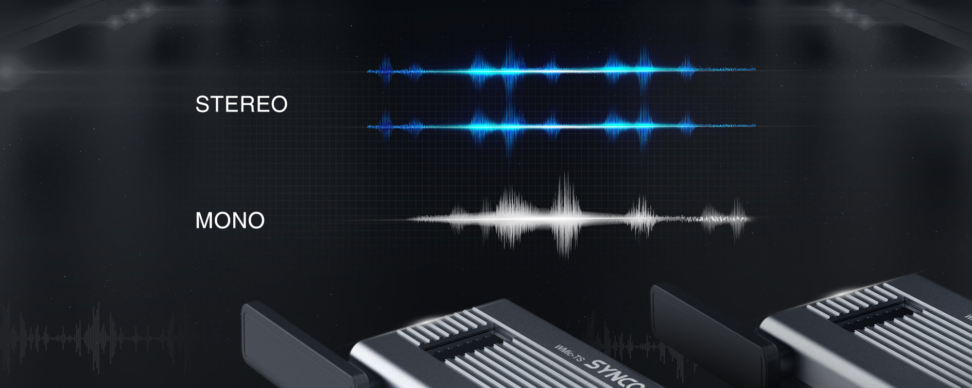 SYNCO WMic-TS Two-channel Recording for Mono/Stereo Output