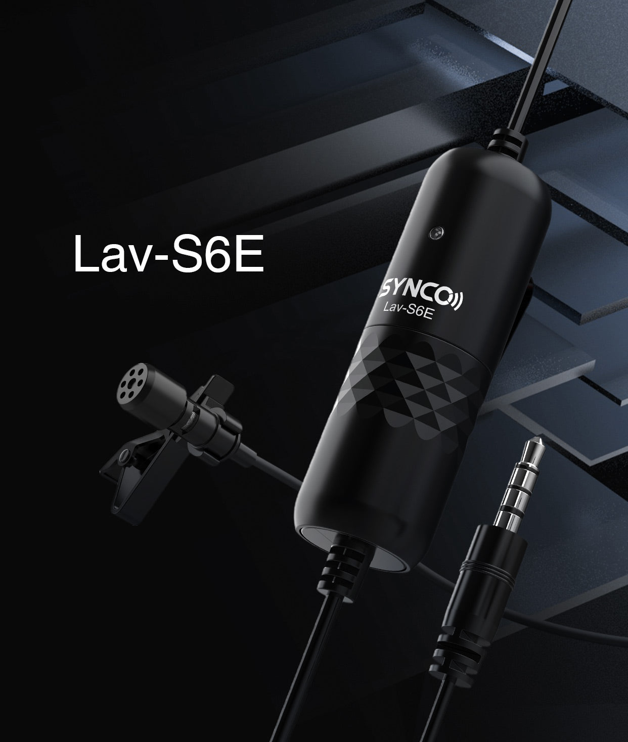 Synco Lav-S6E - Microfono omnidirezionale lavalier con attacco a clip