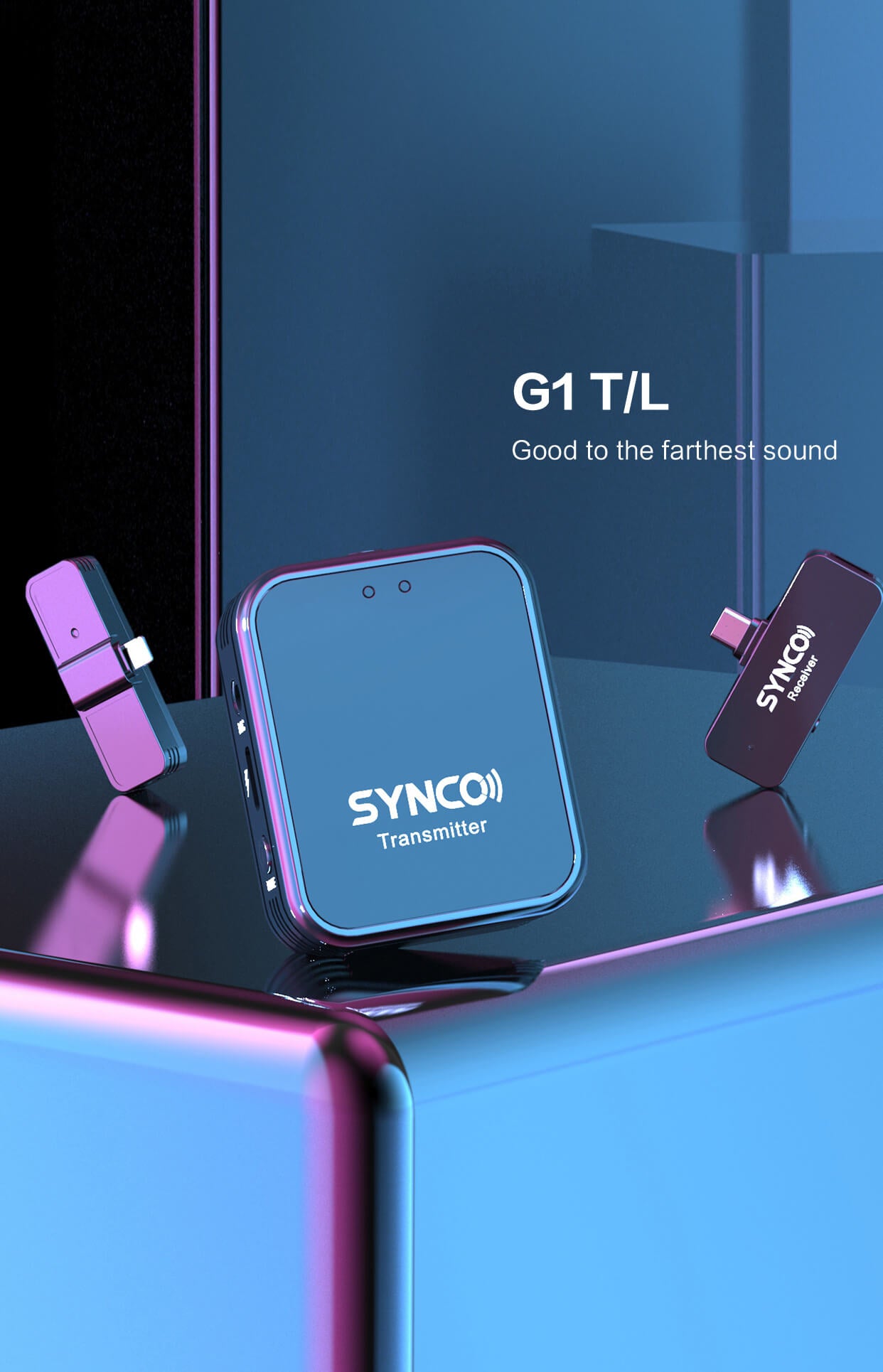 Enfin un micro sans fil correct pour iPhone iPad, le SYNCO G1L