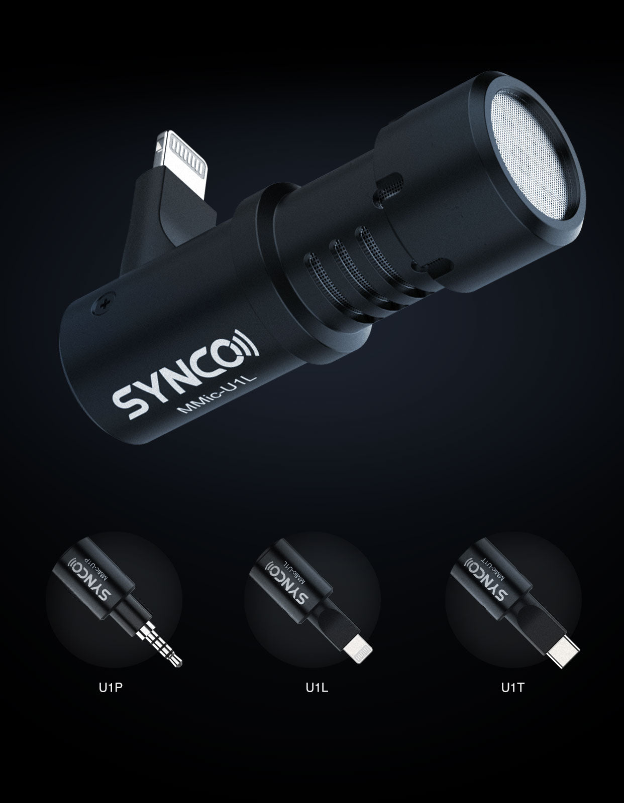 SYNCO MMic-U1 Microphone in 3 Types