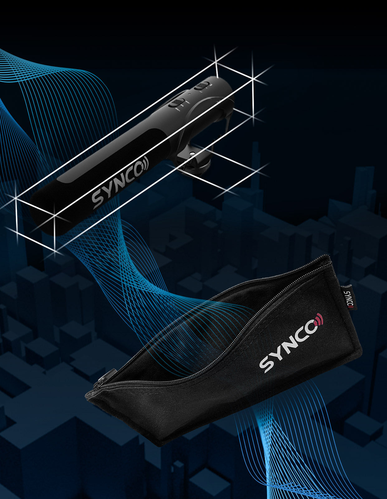 SYNCO Mic-M3 Bag-friendly Design