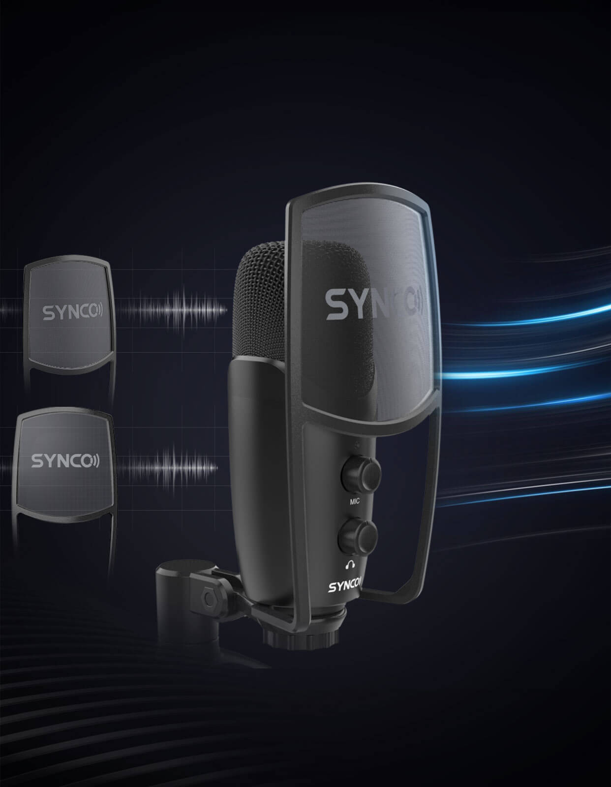 SYNCO CMic-V2 Utilitarian Filter, Compact Size