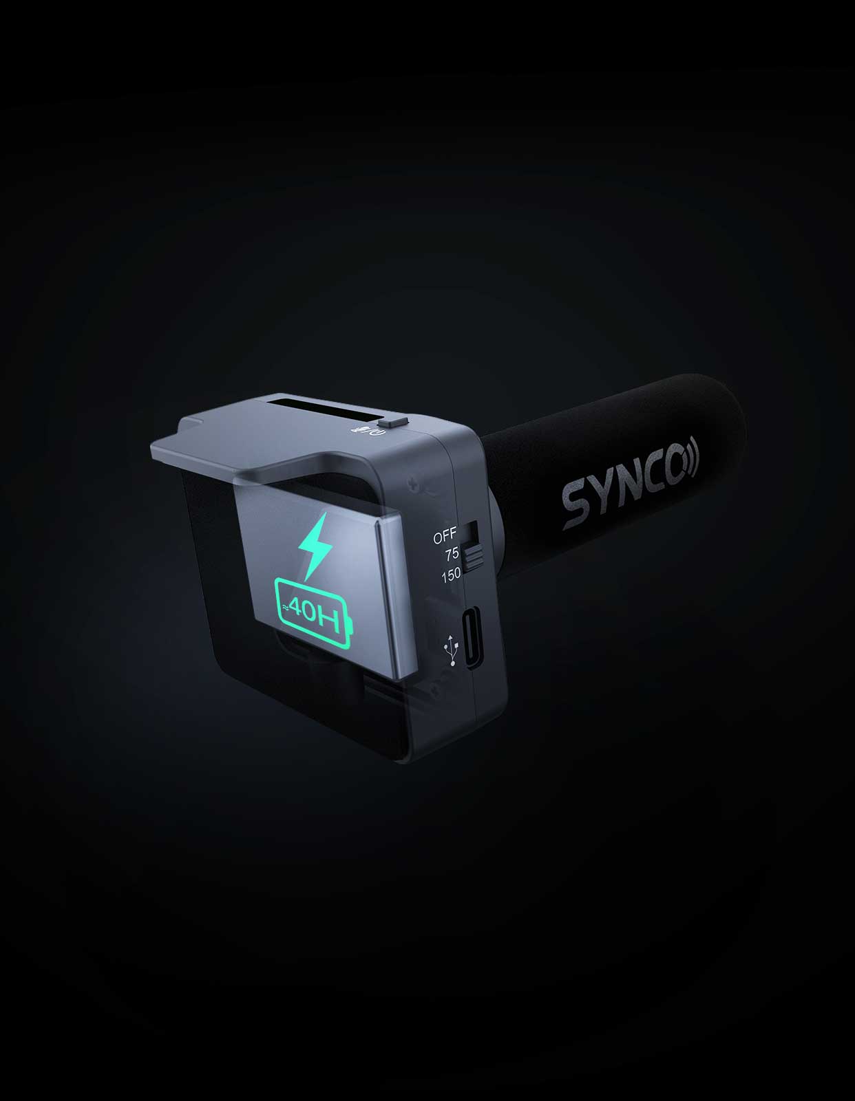 SYNCO MMic-U3 40-Hour Battery Life