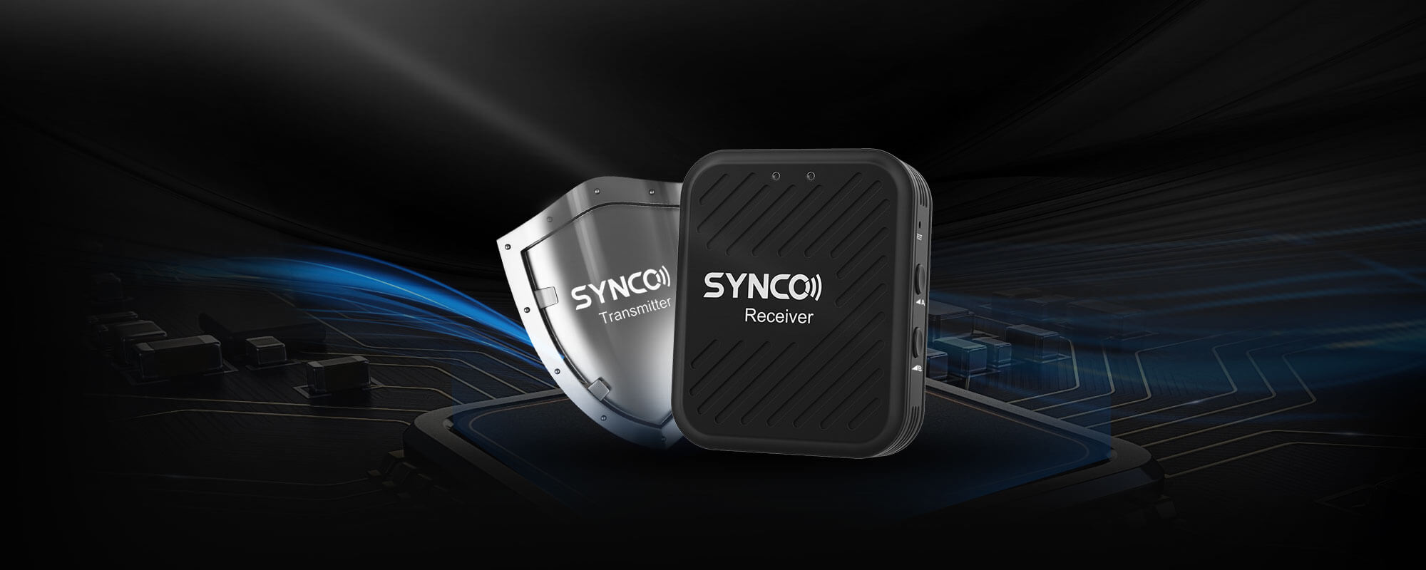 SYNCO G1(A2) wireless stereo microphone for DSLR adopts Syncoder™ Encrypted Transmission Algorithm.