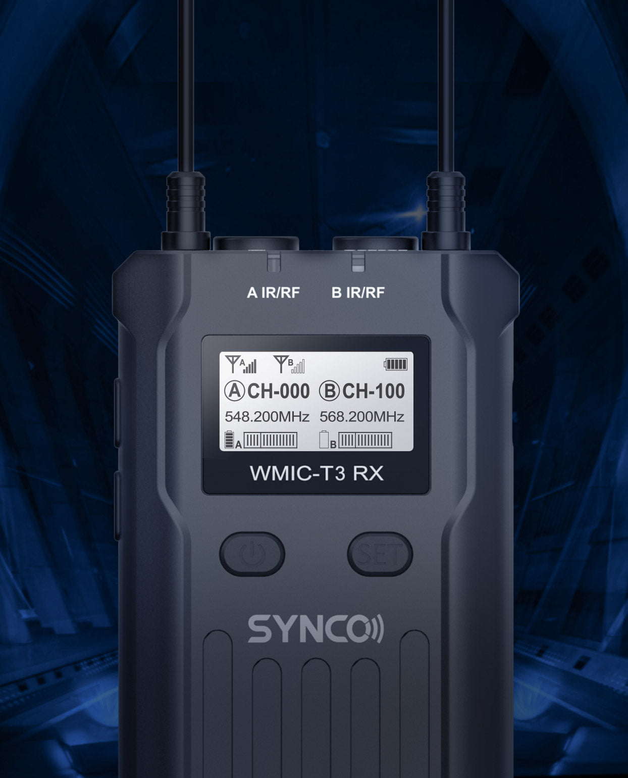 BOYA BY-V1 1-Trigger-1 2.4G Système de microphone sans fil