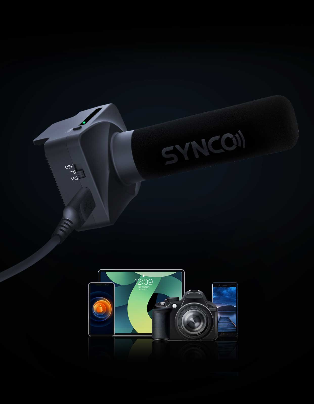 SYNCO MMic-U3 Auto Sensing Function