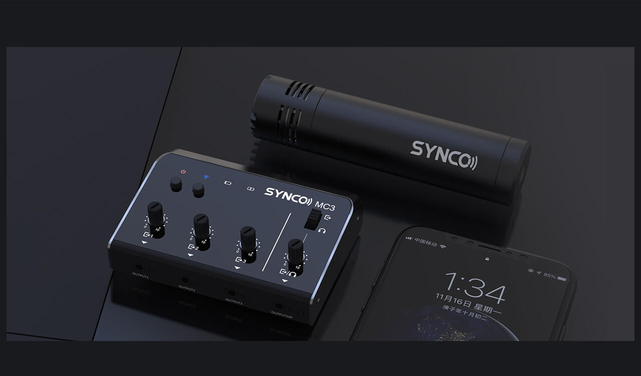 SYNCO | Small Audio Mixer SYNCO MC3-LITE