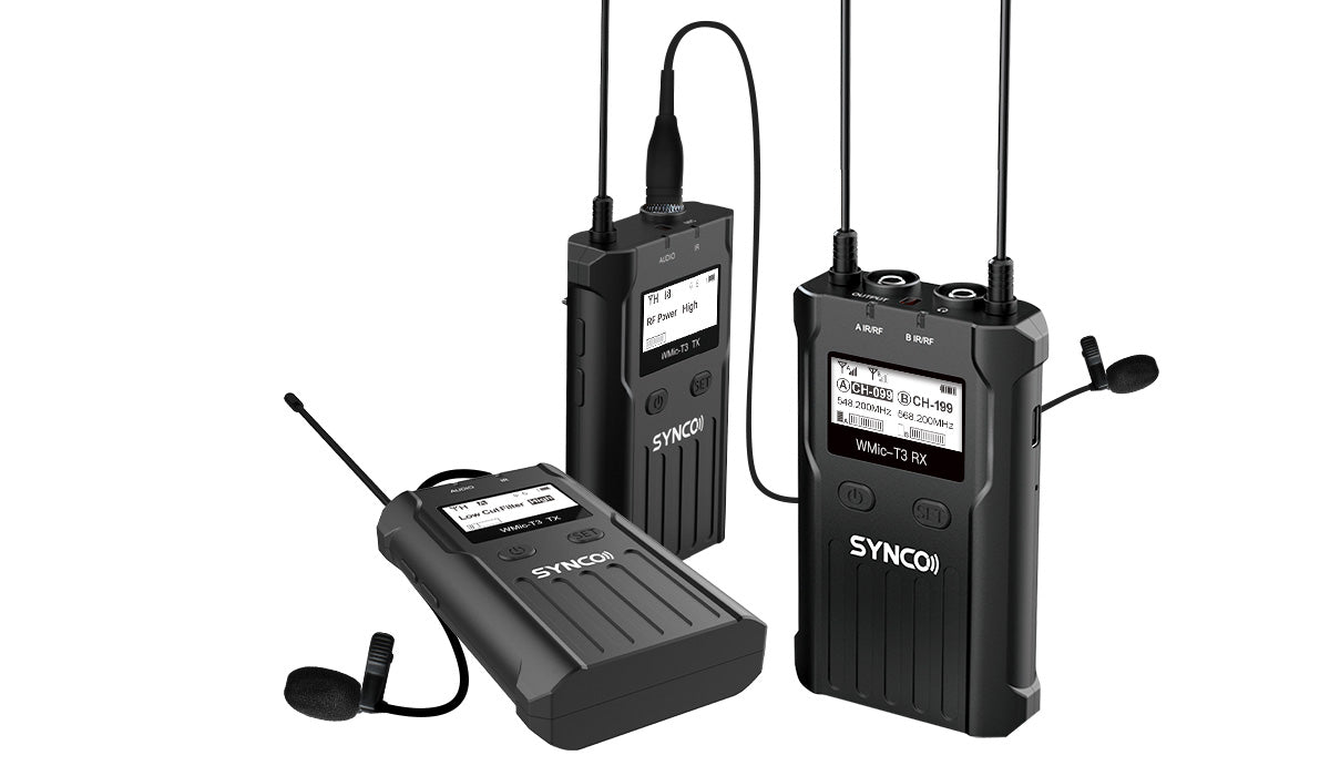 Wireless Mic for Video Camera WMic-T3