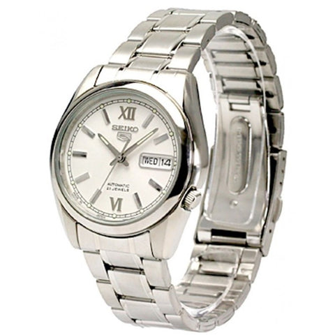 Seiko 5 SNKL51K1 Silver Dial Stainless Steel Men's Analog Watch – xTrend