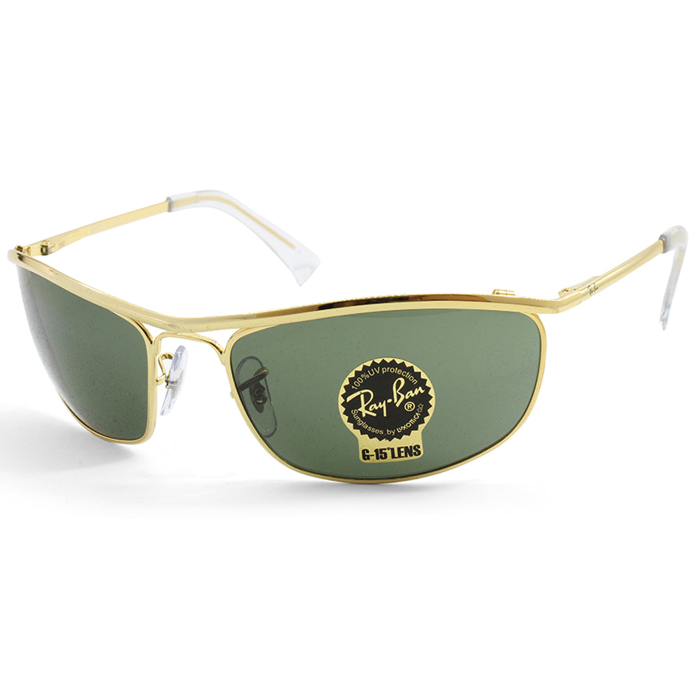 Ray-Ban RB3119 001 Olympian Gold/Green G15 Men's Sport Sunglasses – xTrend