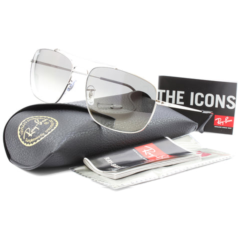 ray ban colonel silver