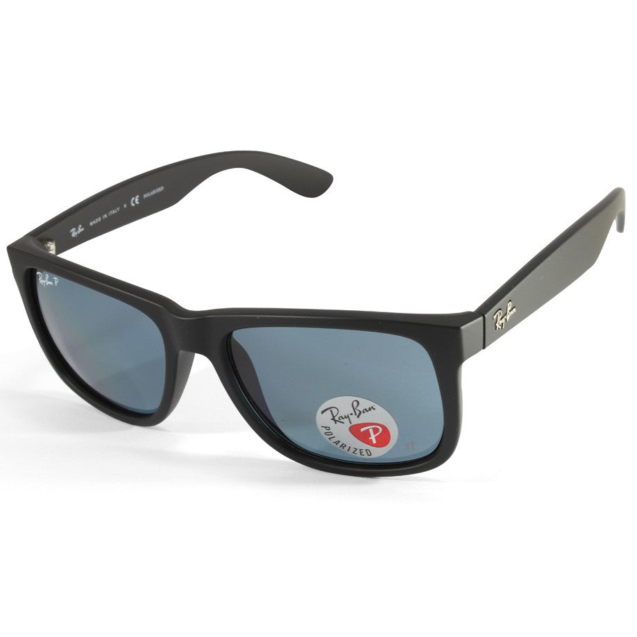 ray ban justin polarised blue