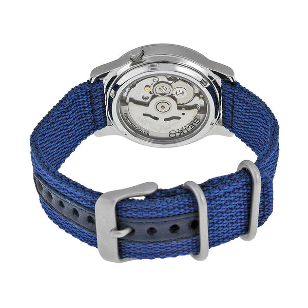 Seiko 5 SNK807 Automatic Blue Canvas Strap Watch – xTrend