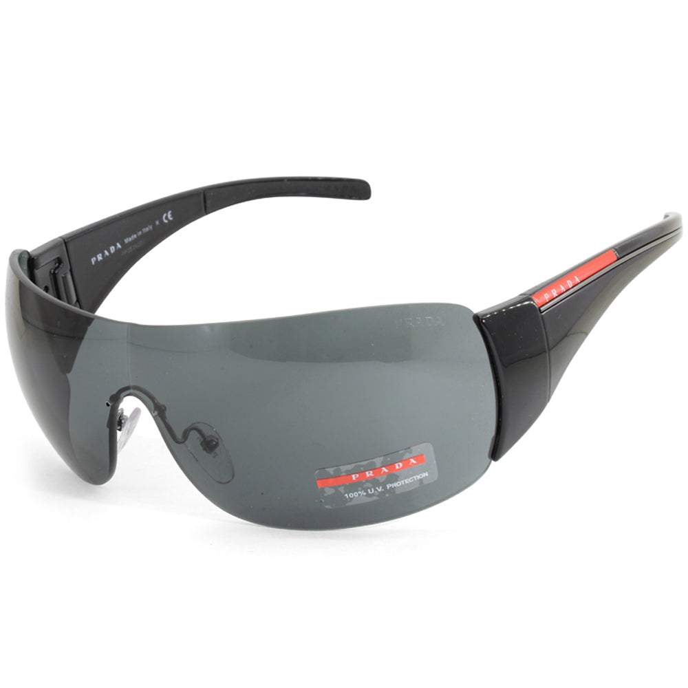 Prada Linea Rossa PS 02LS 1AB1A1 Black Unisex Sports Sunglasses – xTrend