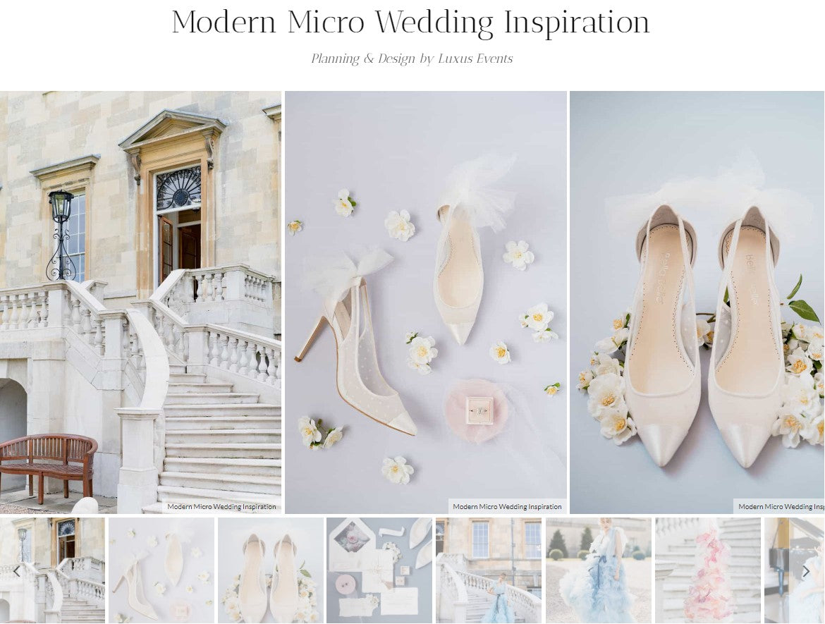 Modern micro-wedding inspiration with diamond rings