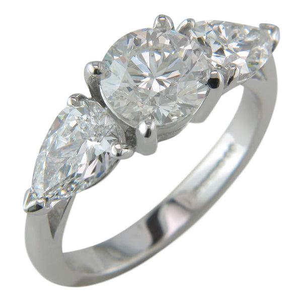 Three Stone Engagement Rings | Hatton Garden UK | London Victorian Ring ...