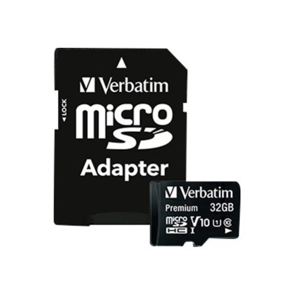 VER44083 VERBATIM Prem microSDHC 32GB MEM CARD/ADAPTER