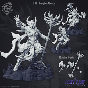 Baraghar Naerth Cast N Play, Resin Miniature, The Lost Cave
