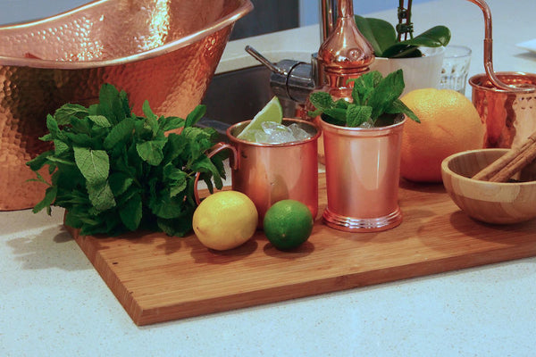 Uberbartools julep cup and moscow mule mug