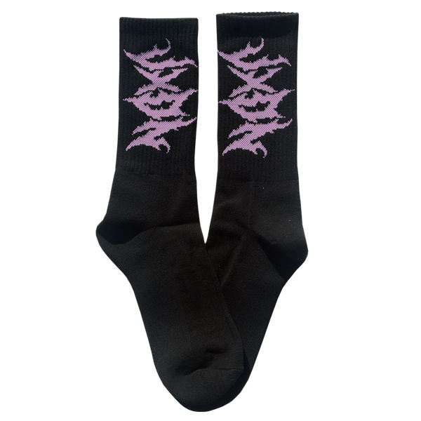 jxdn - Purple Logo Socks | Jxdn UK