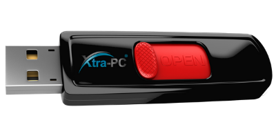 XtraPC drive with red thumb handle