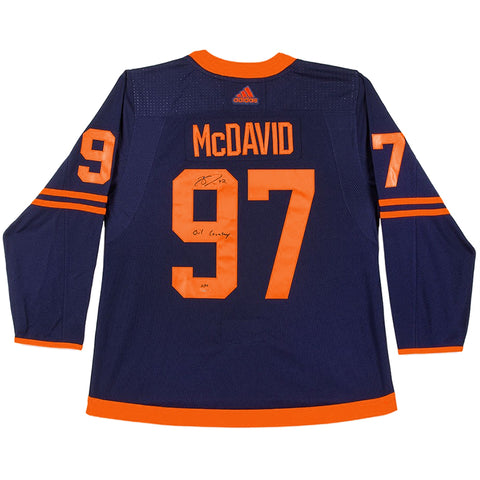 Connor Mcdavid Erie Otter CCM Jersey - Autographed : Everything  Else