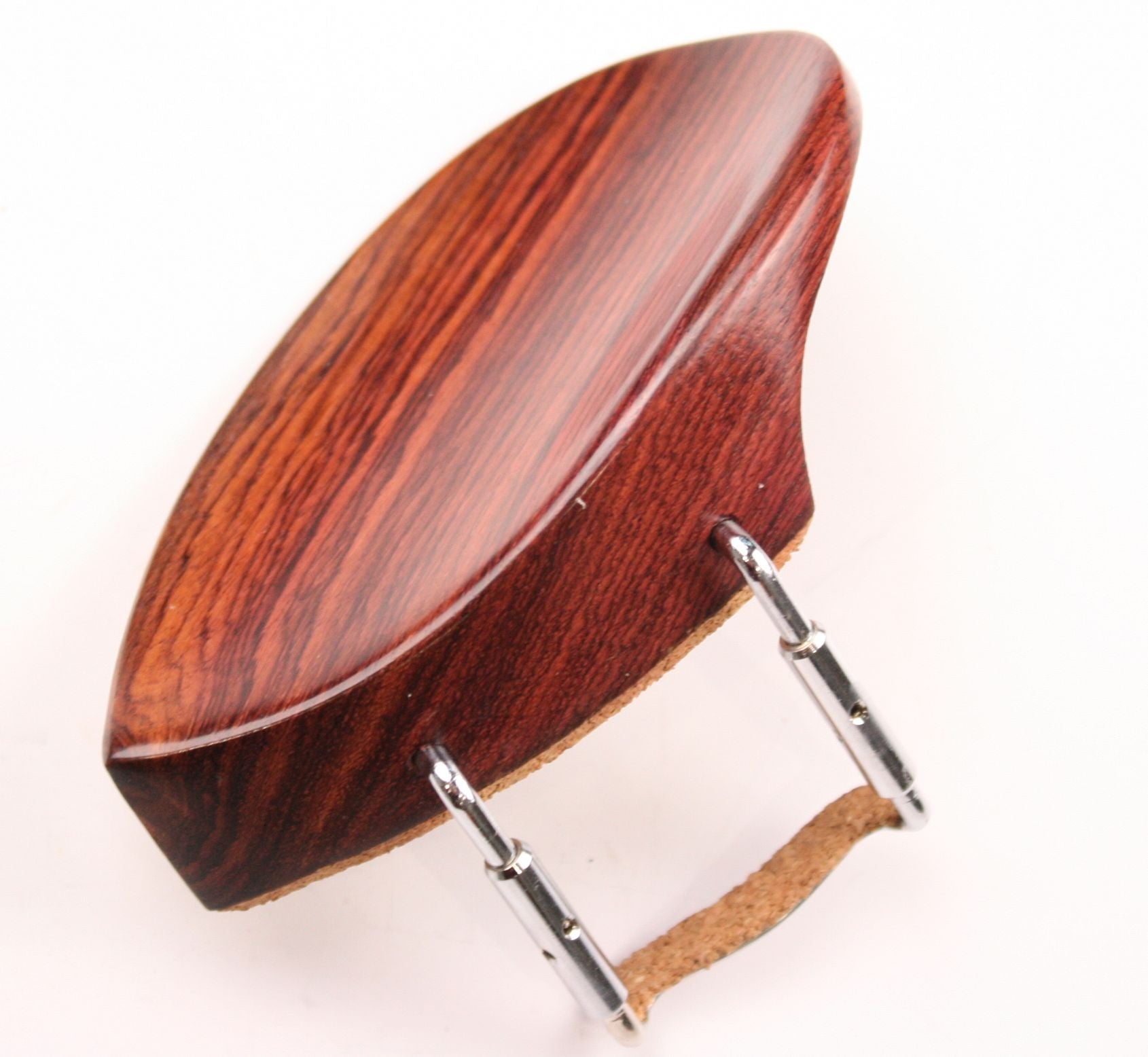 素敵な Verga Hill Chrome Bracket <br>Violin Chinrest Boxwood <br>バイオリンあご当  ボックスウッド