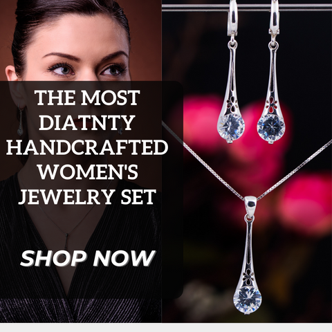 the most beutiful womens jewelry set sterling silver 925